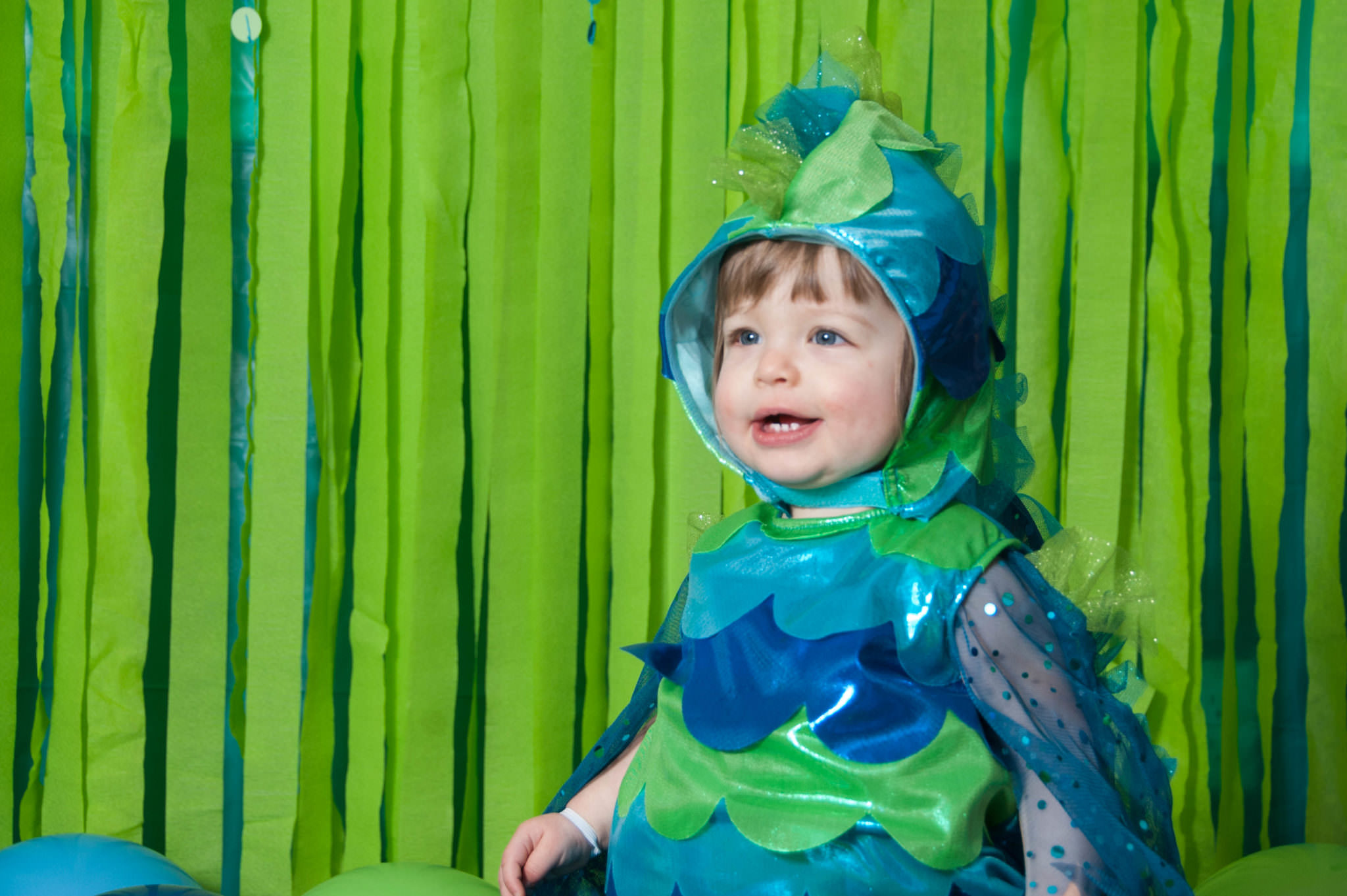 one year old in fish costume, Child Photography 48167, Metro Detroit Child Photographer