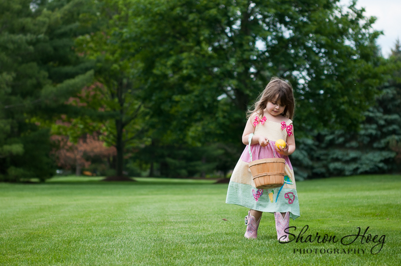young girl in summer dress, metro detroit child photography